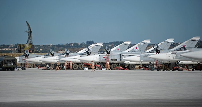 Russian military aviation at Khmeimim airbase in Syria