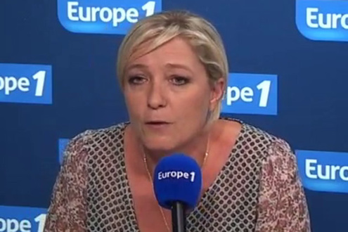 Marine Le Pen trouve 