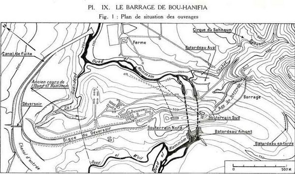Barrage-Bou-Hanifia-Plan