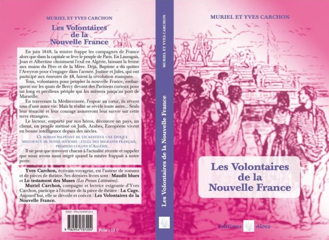 couverture-Les Volontaires de la Nouvelle France-aloes