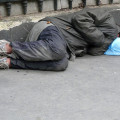 Un SDF dans la rue