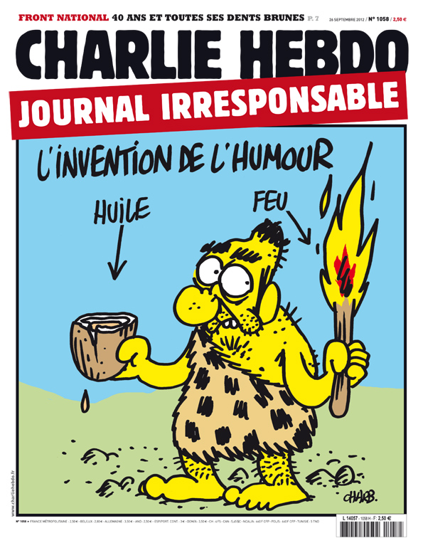 Une de Charlie Hebdo, n° 1058