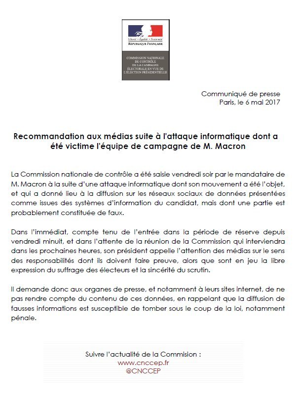 MacronLeaks: Les documents révélés par WikiLeals sur Macron et son équipe (les bonnes feuilles)