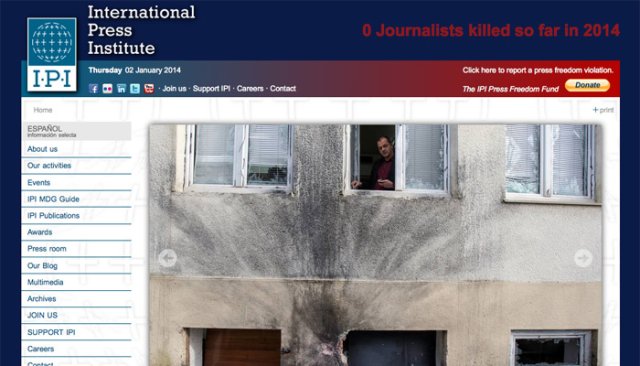 2013 : année meurtrière pour les journalistes